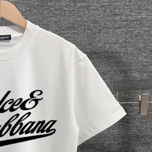 DG* 2025 logo t Same Style Size： S （90-130 ） M （120-150 ） L （140-165 ） XL （160-180 ） XXL （180 ） ：White Red